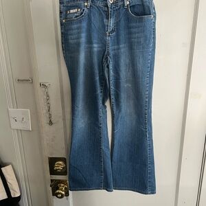 Baby Phat Women's Blue Flare Jeans
